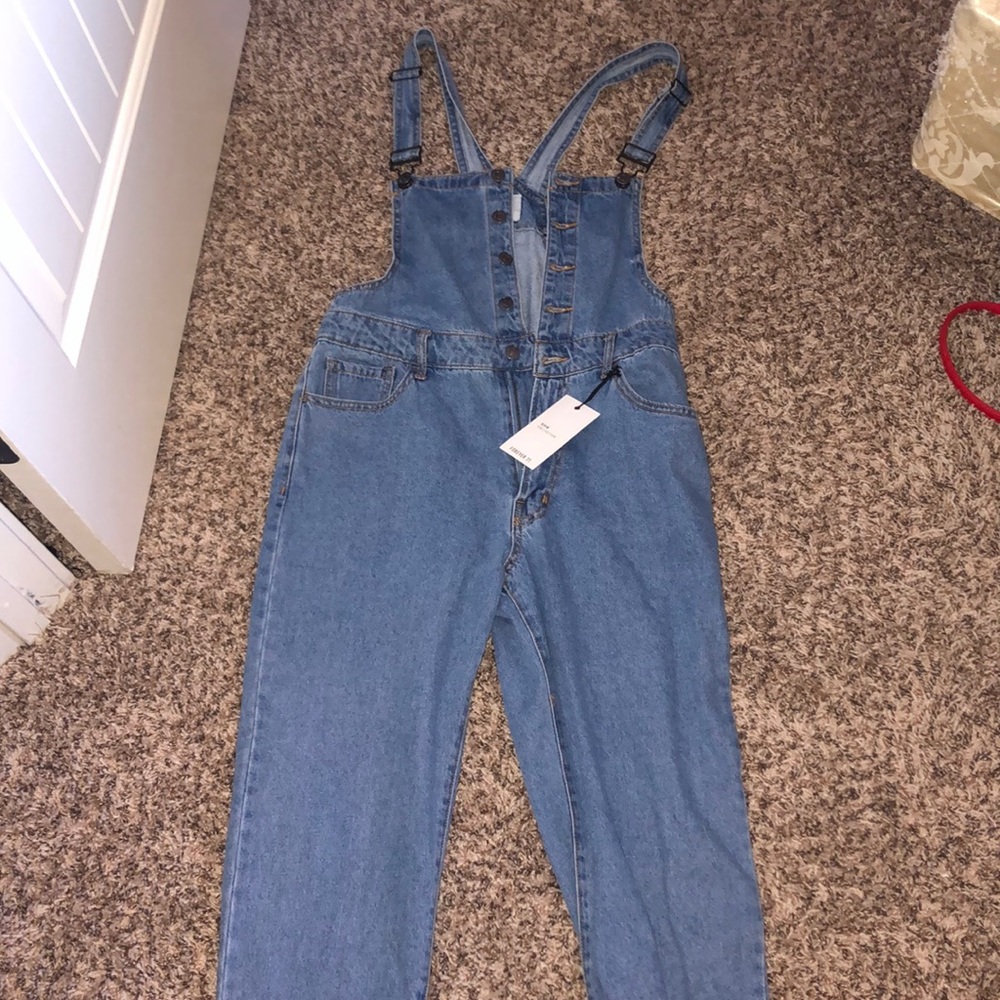 Denim overalls
